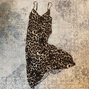 Nation LTD Leopard Print Midi Dress